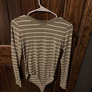 Hunter green bodysuit